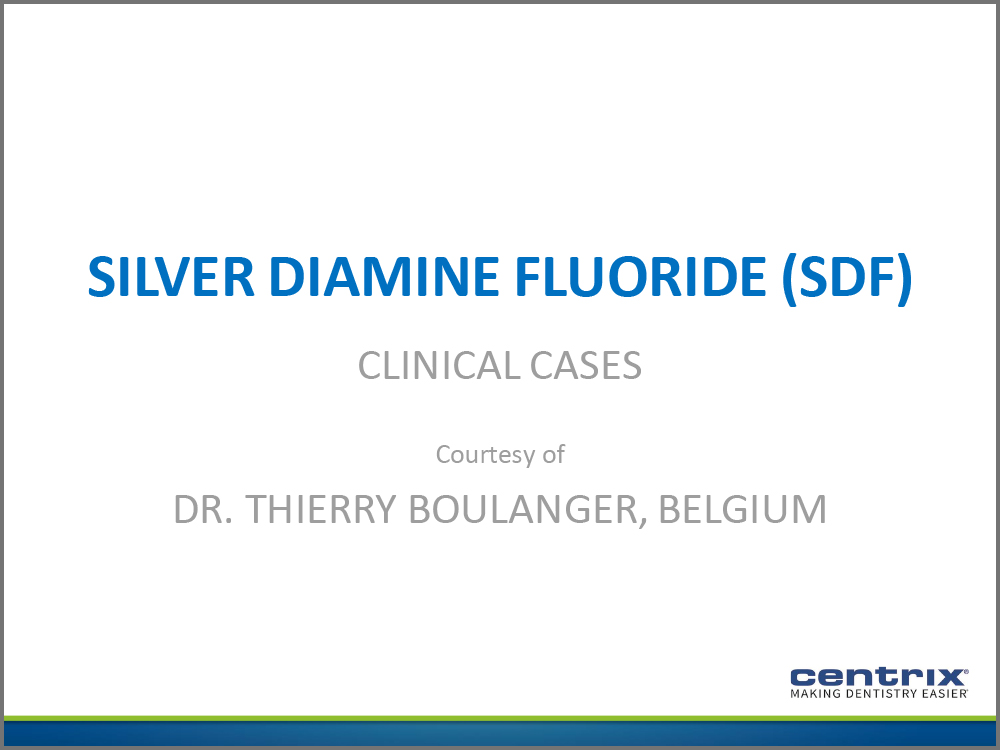 SDF Clinical Cases - Dr Thierry Boulanger, Belgium